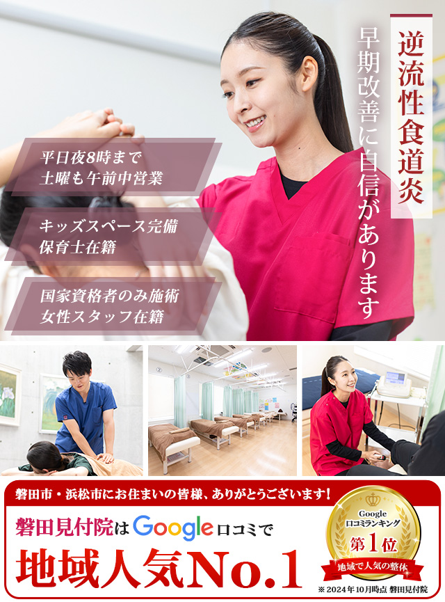逆流性食道炎 早期改善に自信があります